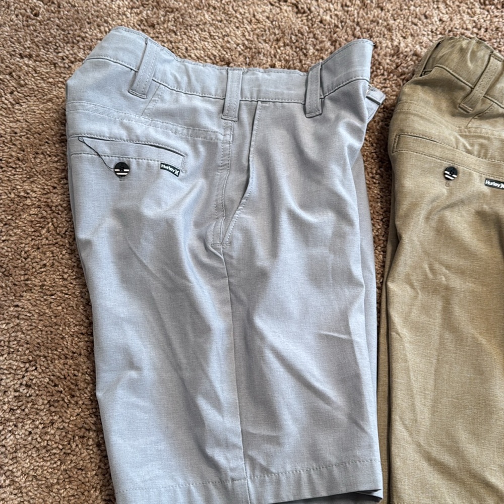 Hurley Boys  Casual Shorts - Blue and Tan Bundle - Picture 3 of 4